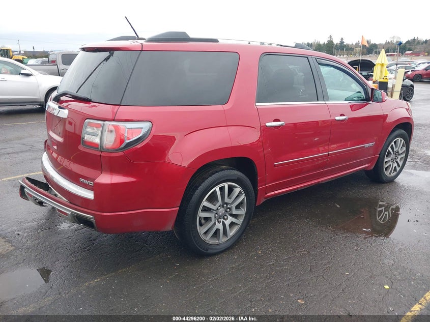 Vin: 1gkkvtkd8ej225154, lot: 44792577, gmc acadia denali 20144
