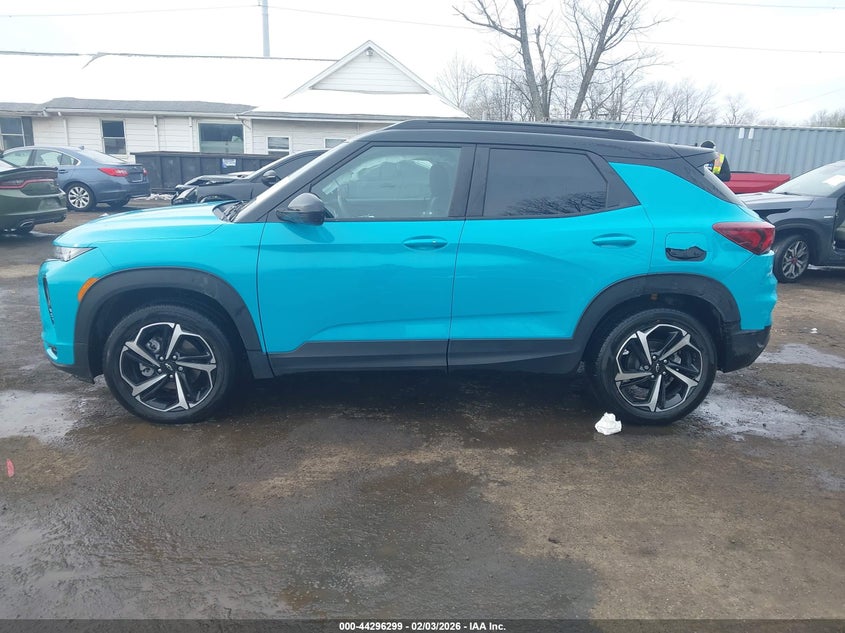 2022 Chevrolet Trailblazer Awd Rs VIN: KL79MUSL1NB081531 Lot: 44296299