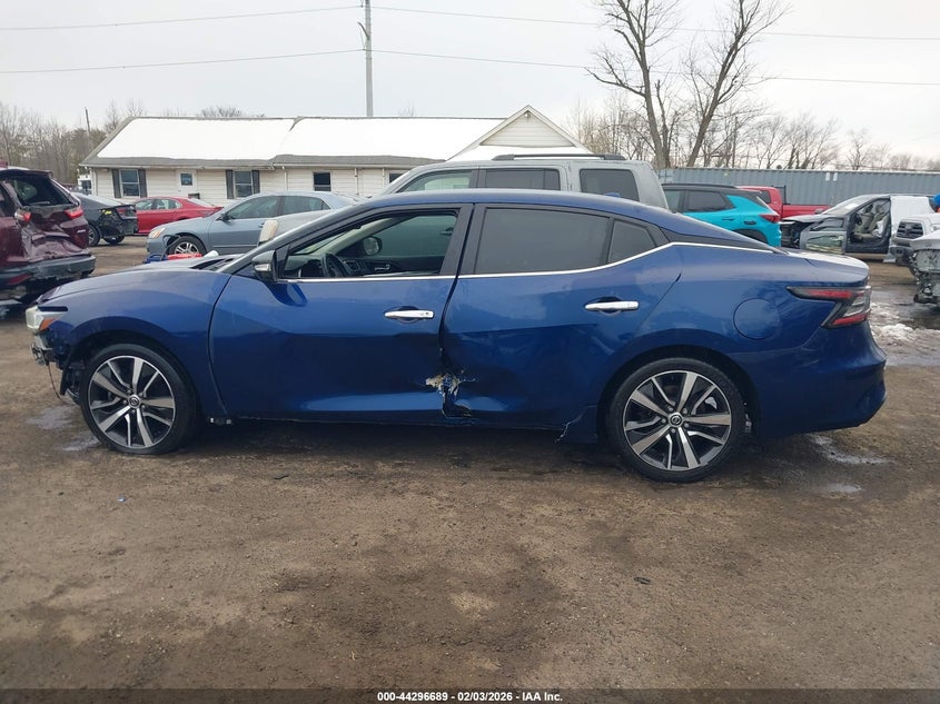 2020 Nissan Maxima 3.5 Sv Xtronic Cvt blue Lot 111044296689 Vin 1N4AA6CV2LC364537