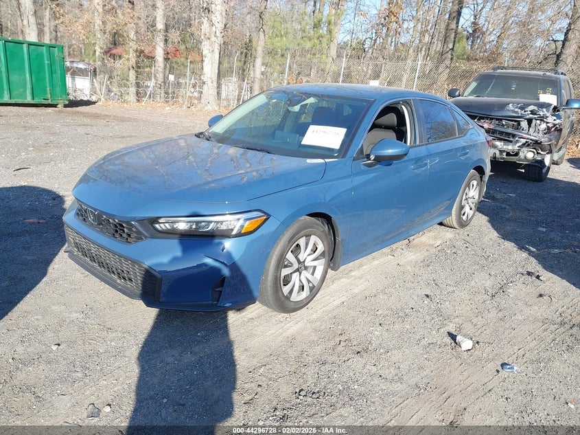 Vin: 2hgfe2f27th536879, lot: 44793105, honda civic lx 20262