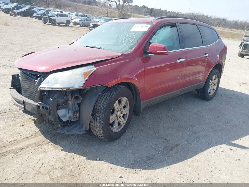 Vin: 1gnkvjed9cj347439, lot: 44793177, chevrolet traverse 2lt 20122