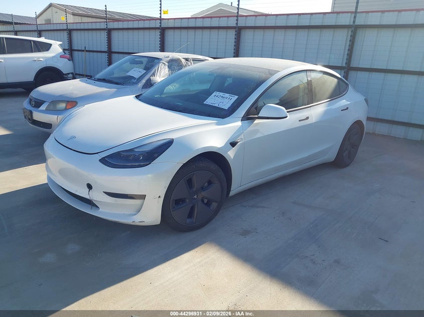 Vin: 5yj3e1ea1mf100346, lot: 44793308, tesla model 3 standard range plus rear-wheel drive 20212