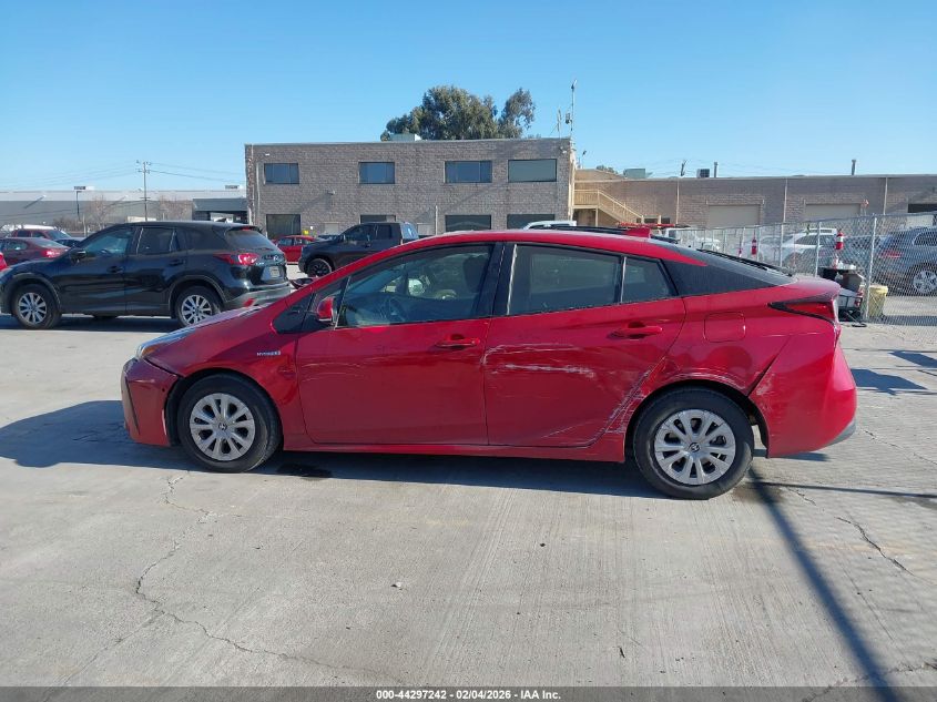 2021 Toyota Prius Le VIN: JTDKAMFU4M3148941 Lot: 44297242