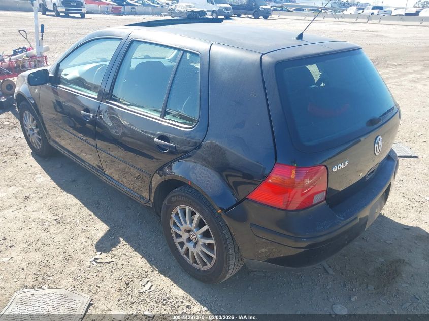2004 Volkswagen Golf Gls 2.0L