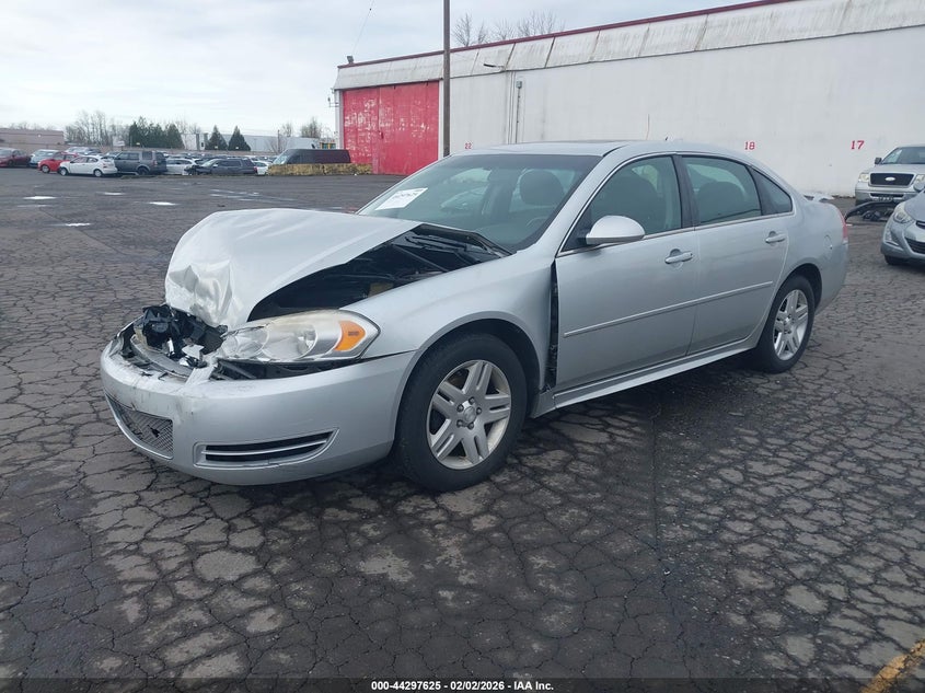 2012 Chevrolet Impala 3.6 Lt silver Lot 111044297625 Vin 2G1WG5E33C1223835