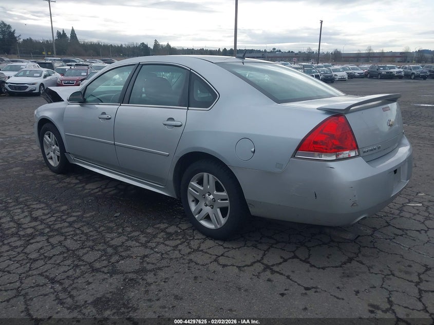 2012 Chevrolet Impala 3.6 Lt silver Lot 111044297625 Vin 2G1WG5E33C1223835
