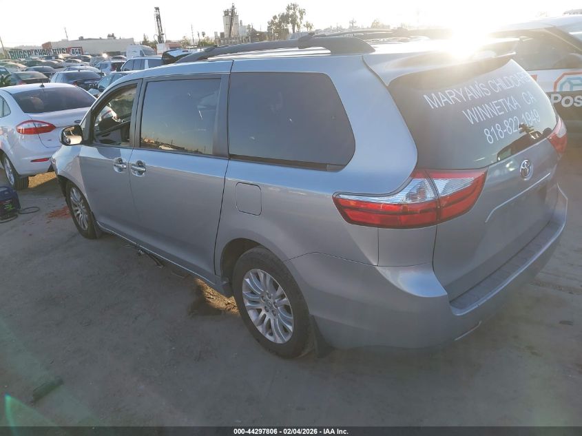 2015 Toyota Sienna Xle 8 Passenger
