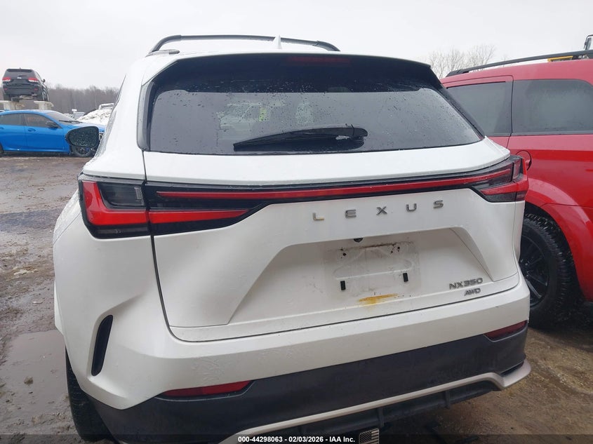 2023 Lexus Nx 2.4 Nx 350 F Sport Handling white Lot 111044298063 Vin 2T2KGCEZ2PC018332
