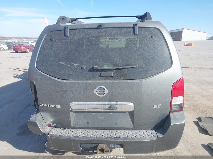 2007 Nissan Pathfinder Se VIN: 5N1AR18U67C634165 Lot: 44298592