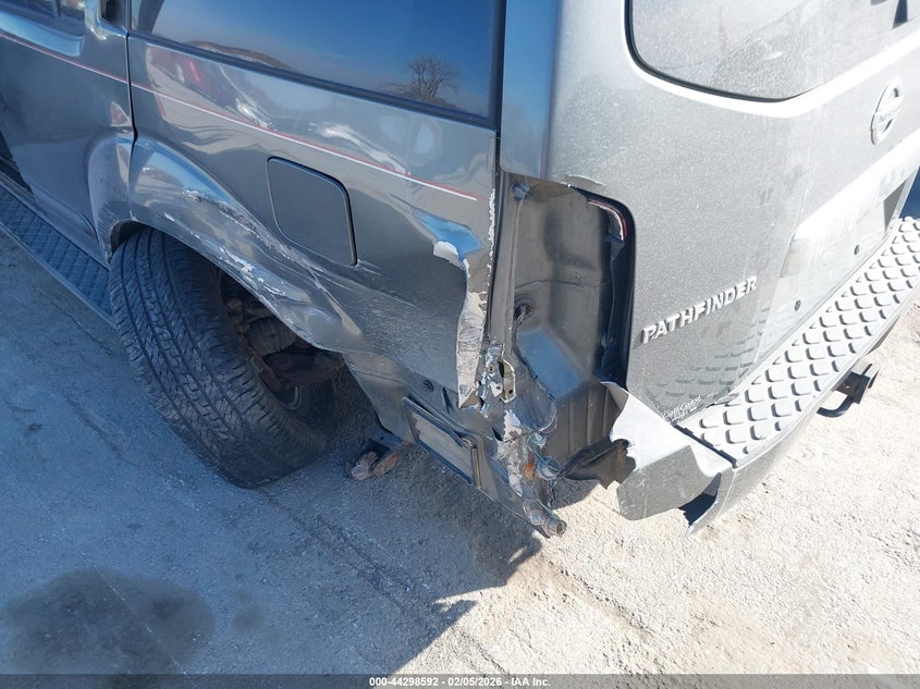 2007 Nissan Pathfinder Se VIN: 5N1AR18U67C634165 Lot: 44298592