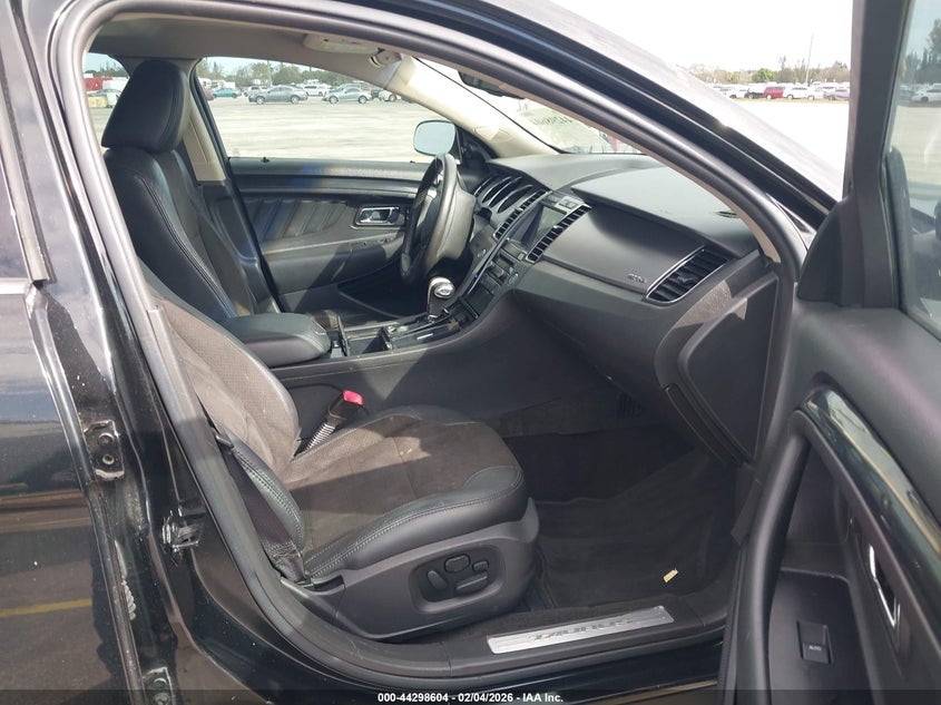2012 Ford Taurus 3.5 Sho black Lot 111044298604 Vin 1FAHP2KTXCG142214