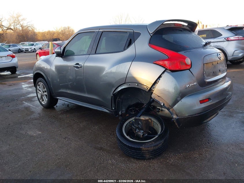 Vin: jn8af5mr5dt219389, lot: 44796301, nissan juke s 20133