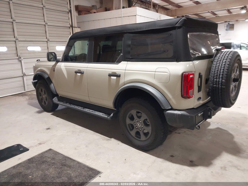 Vin: 1fmde7bh8slb09107, lot: 44796623, ford bronco big bend 20253