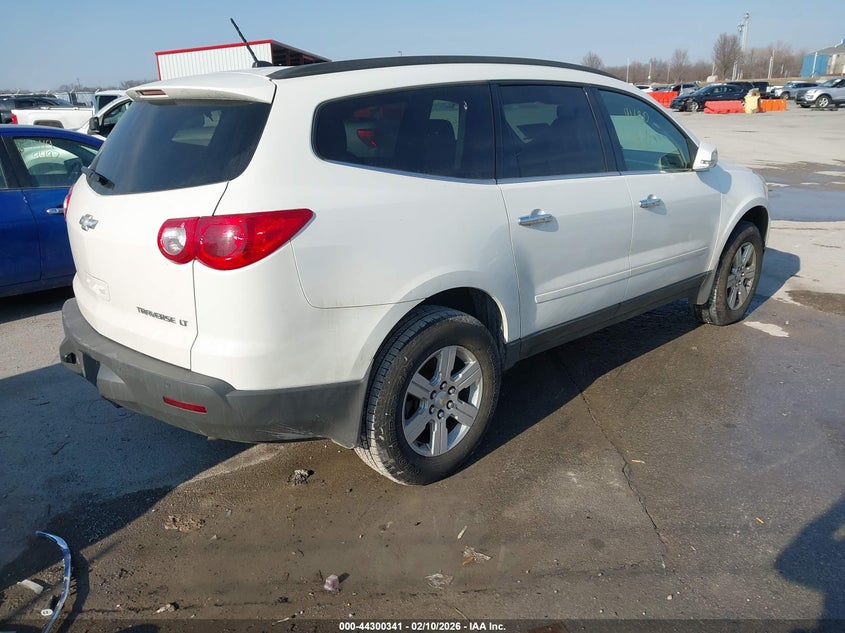 Vin: 1gnkrjedxcj322179, lot: 44796721, chevrolet traverse 2lt 20124