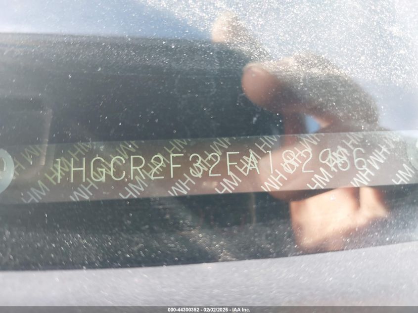 2015 Honda Accord Lx VIN: 1HGCR2F32FA182966 Lot: 44300352