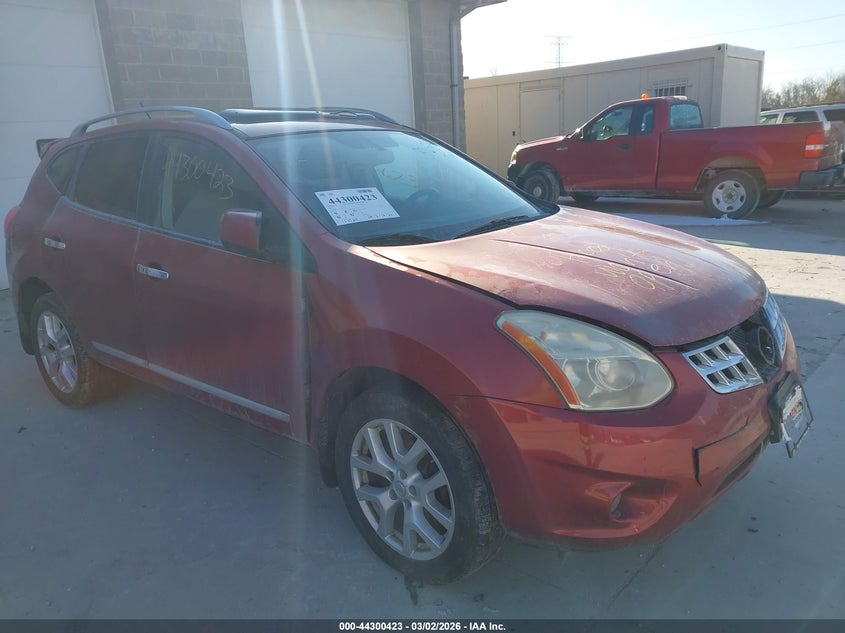 Vin: jn8as5mv3cw376229, lot: 44796803, nissan rogue sv w/sl pkg 2012 img_1