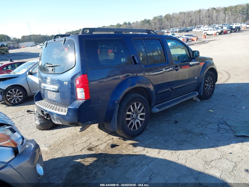 2008 Nissan Pathfinder Se V8
