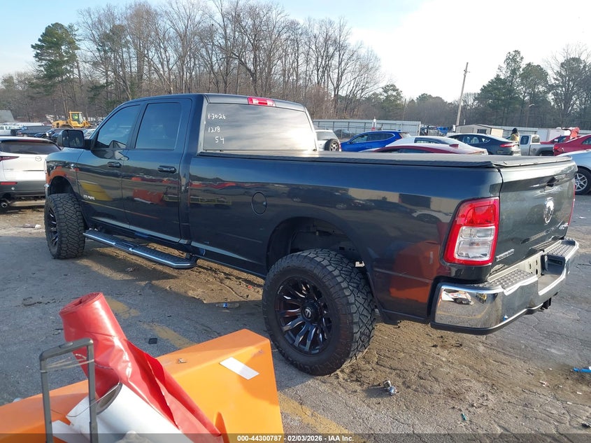 Vin: 3c6ur5jl0lg141218, lot: 44797167, ram 2500 big horn  4x4 8' box 20203