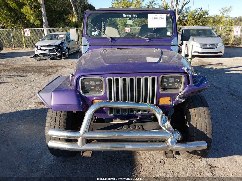 1993 Jeep Wrangler / Yj VIN: 1J4FY29SXPP223578 Lot: 44300794