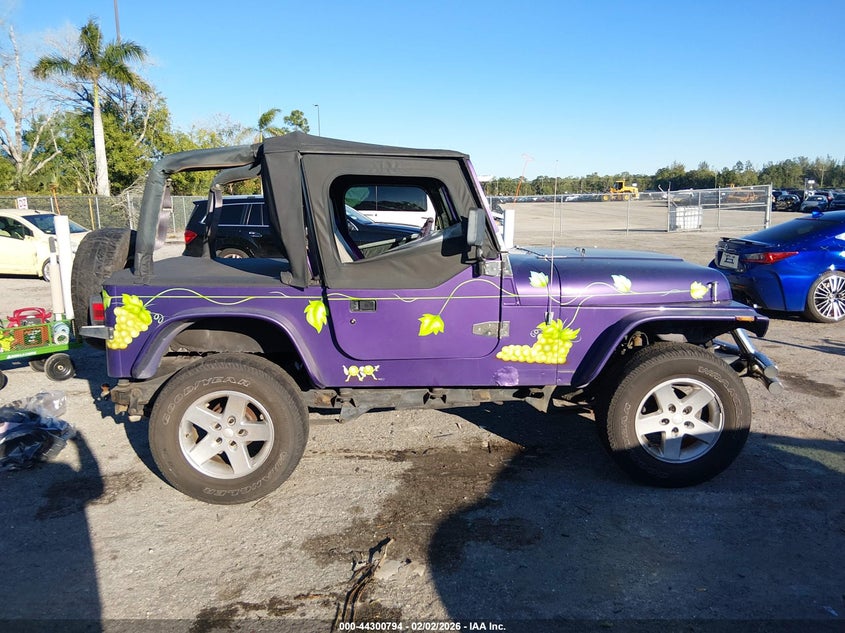 1993 Jeep Wrangler / Yj VIN: 1J4FY29SXPP223578 Lot: 44300794