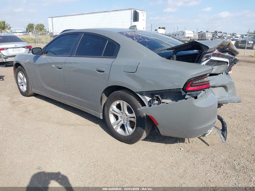 Vin: 2c3cdxbg6ph636212, lot: 44797213, dodge charger sxt 20233