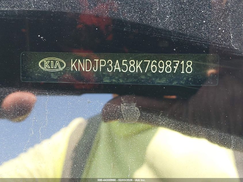 2019 Kia Soul + VIN: KNDJP3A58K7698718 Lot: 44300966