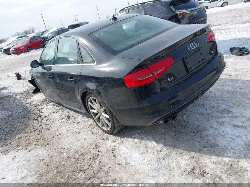 Vin: wauffafl5fn008622, lot: 44797422, audi a4 2.0t premium 20153