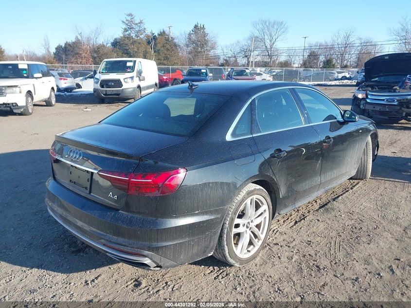VIN WAUEAAF49PN010393 2023 AUDI A4 PREMIUM PLUS 45 TFSI S LINE QUATTRO S TRONIC
