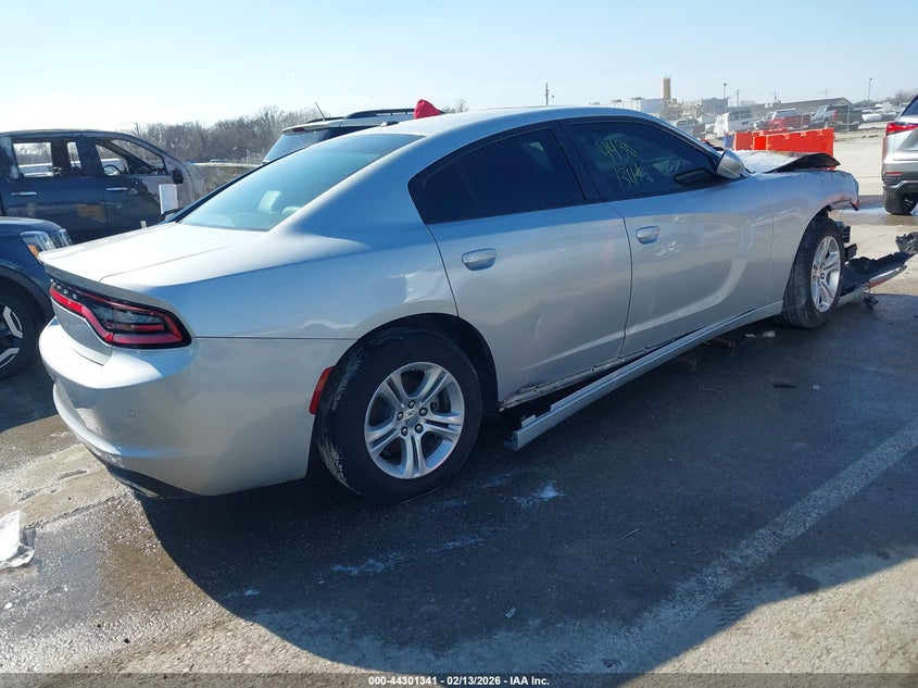 Vin: 2c3cdxbg4nh197265, lot: 44797721, dodge charger sxt rwd 20224