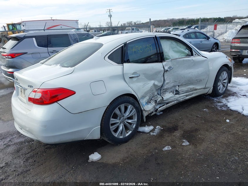 Vin: jn1by1ar0bm375907, lot: 44798079, infiniti m37x 20114