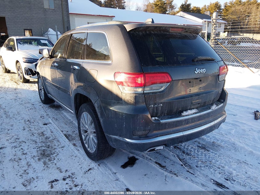 2018 Jeep Grand Cherokee Summit 4X4