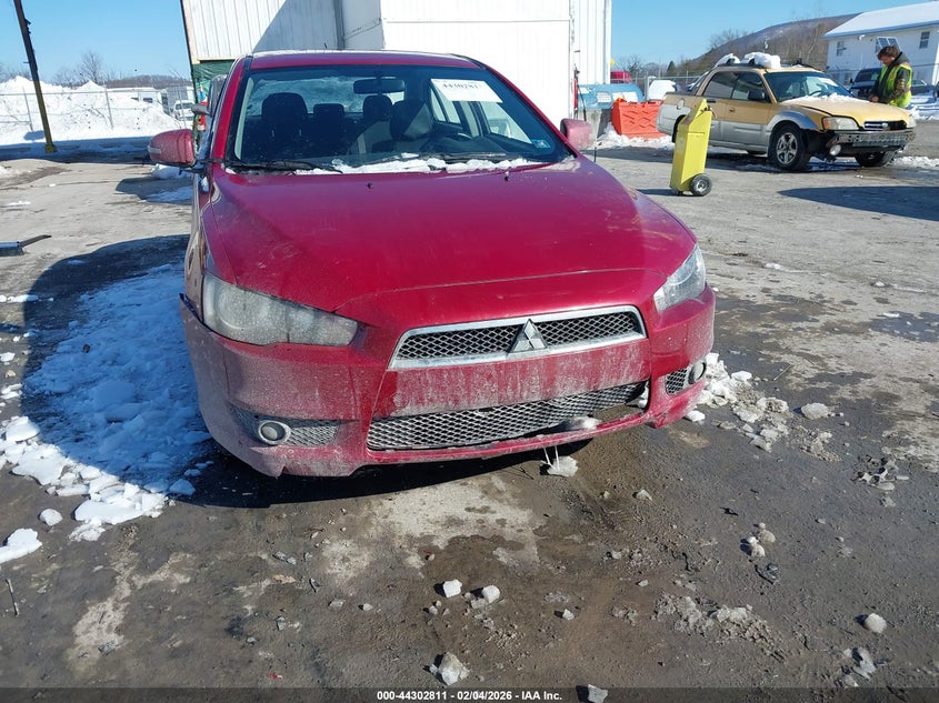 JA32V2FW1HU013165 2017 Mitsubishi Lancer 2.4 red