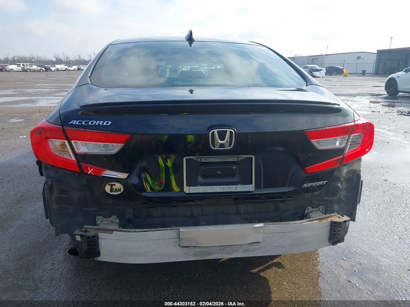 VIN 1HGCV1F3XKA148192 2019 HONDA ACCORD SPORT