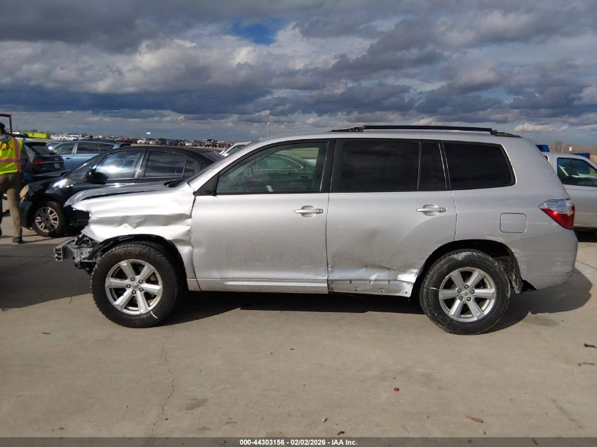 2010 Toyota Highlander Base V6 VIN: JTEBK3EH2A2155279 Lot: 44303156