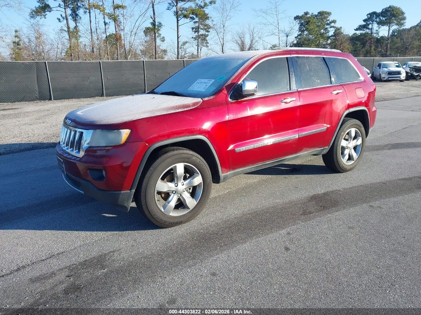 Vin: 1c4rject9cc270919, lot: 44800202, jeep grand cherokee overland 20122