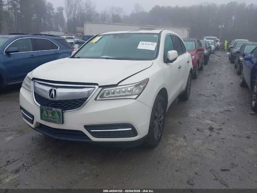 2015 Acura Mdx Technology Package