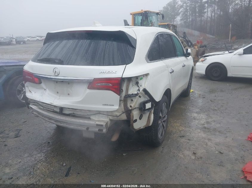 2015 Acura Mdx Technology Package