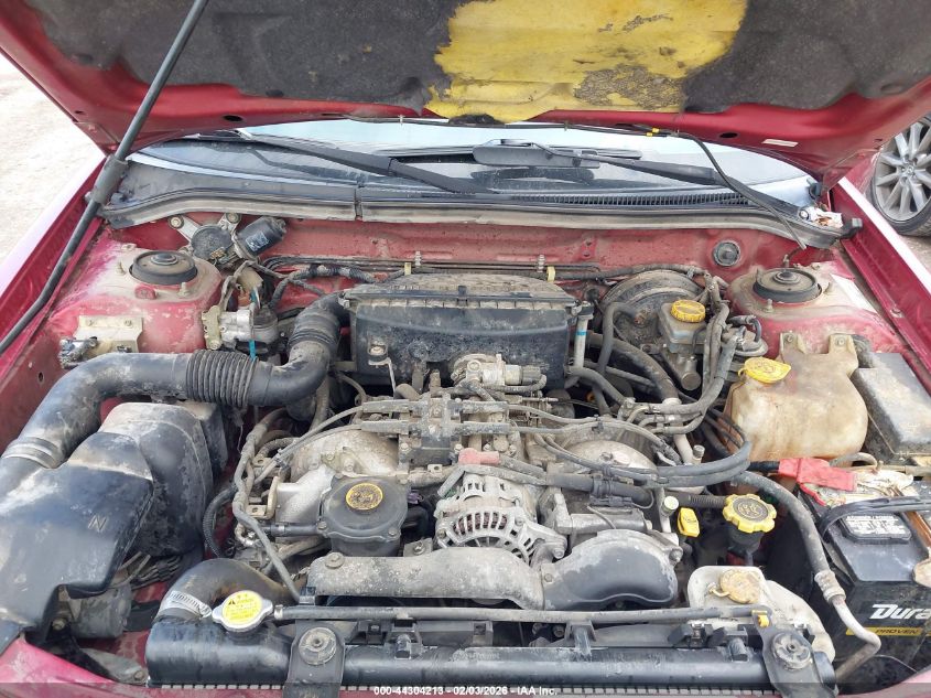 2001 Subaru Forester S VIN: JF1SF65551H763607 Lot: 44304213