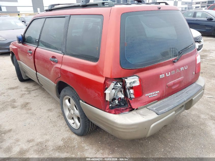 2001 Subaru Forester S VIN: JF1SF65551H763607 Lot: 44304213