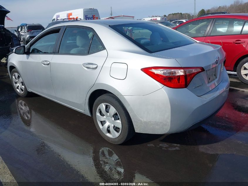 2017 Toyota Corolla Le