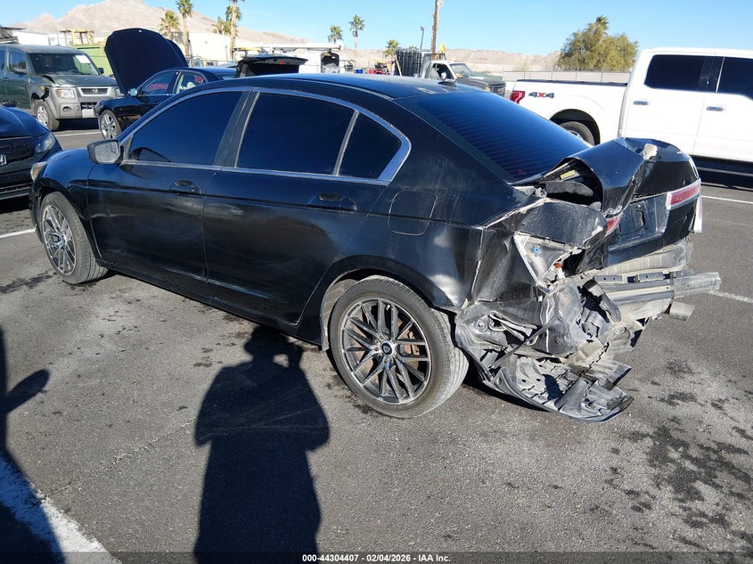 2012 Honda Accord 2.4 2.4 Ex-L black Lot 111044304407 Vin 1HGCP2F86CA070216