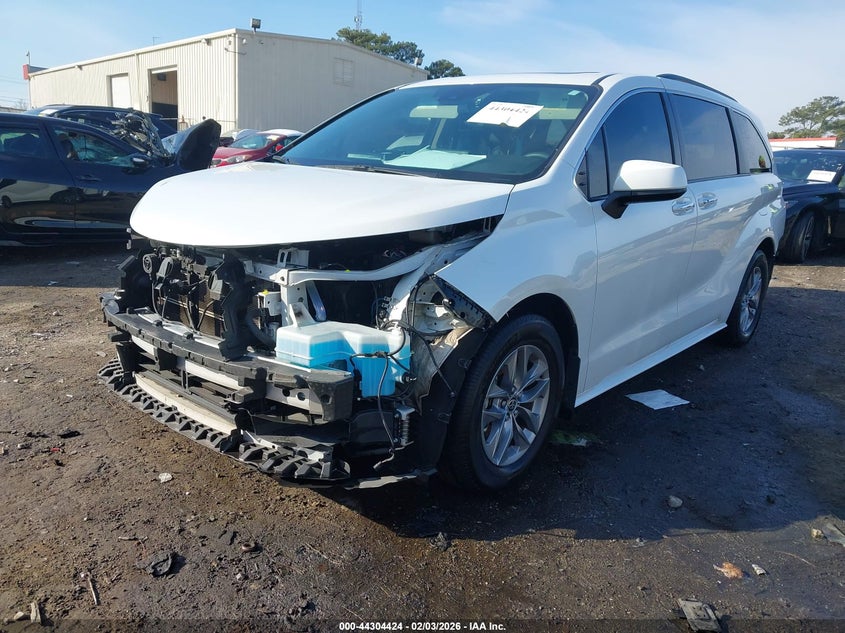 2022 TOYOTA SIENNA 2.5L I-4 DI, DOHC, V(VIN: 5TDJRKEC2NS101604