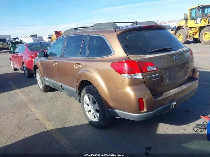 2012 Subaru Outback 2.5I Limited