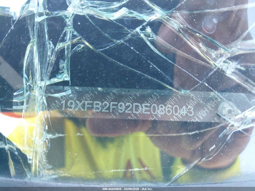 2013 Honda Civic Ex-L VIN: 19XFB2F92DE086043 Lot: 44304605