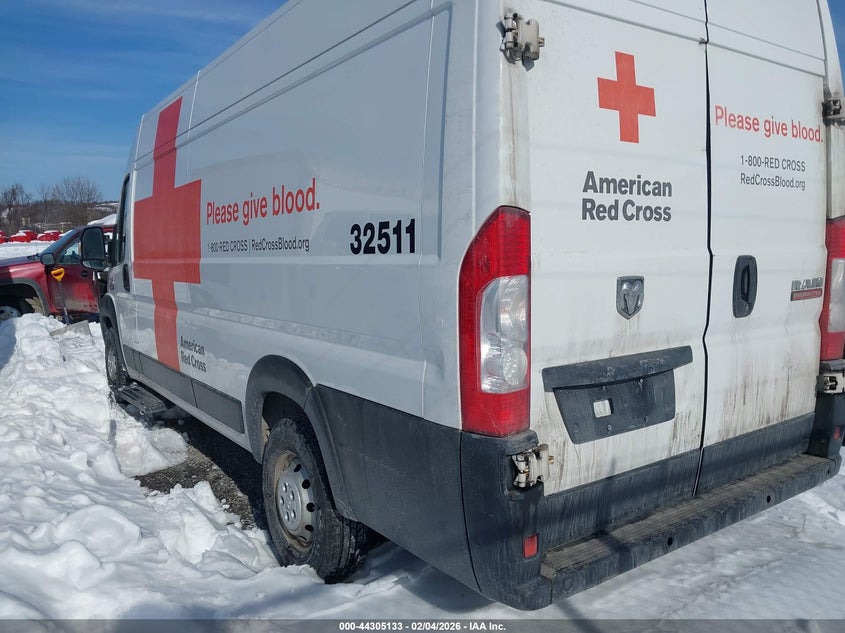 2021 Ram Promaster 3500 Cargo Van High Roof 159 Wb Ext