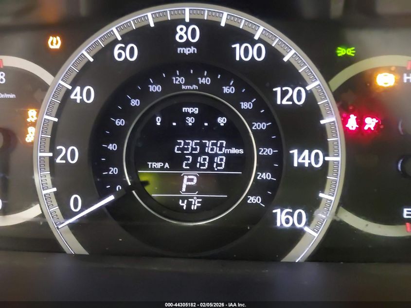 2013 Honda Accord Lx VIN: 1HGCR2F39DA050283 Lot: 44305182