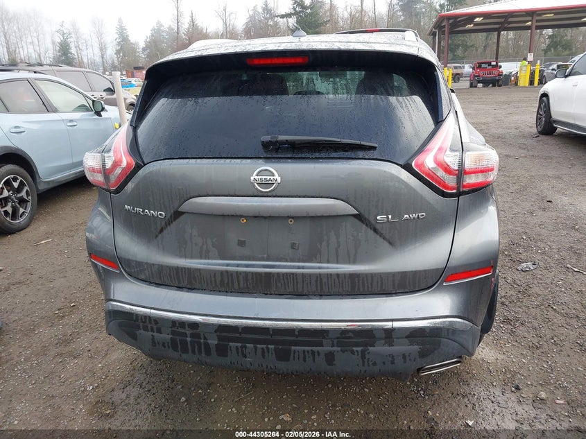 2016 Nissan Murano Sl VIN: 5N1AZ2MH4GN125727 Lot: 44305264