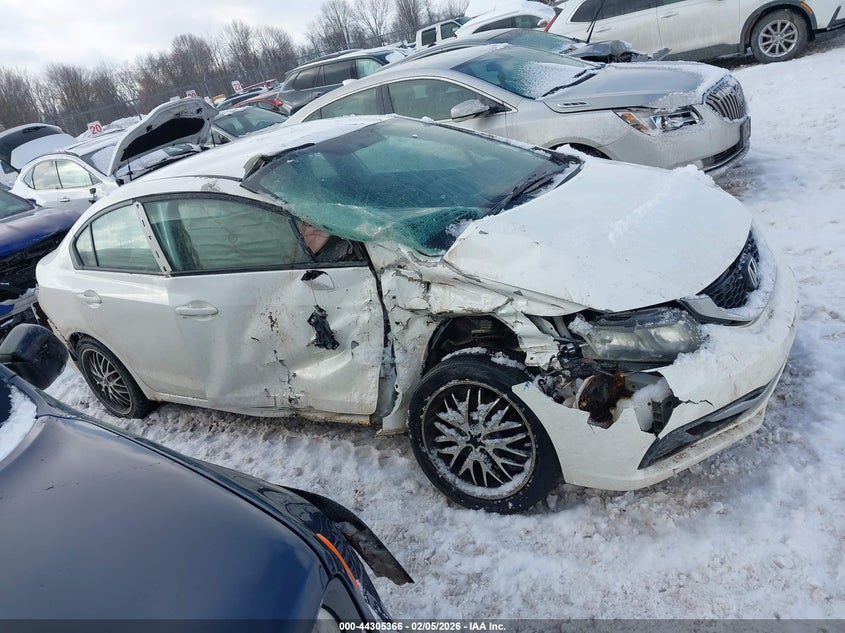 2014 Honda Civic Lx VIN: 19XFB2F5XEE040927 Lot: 44305366