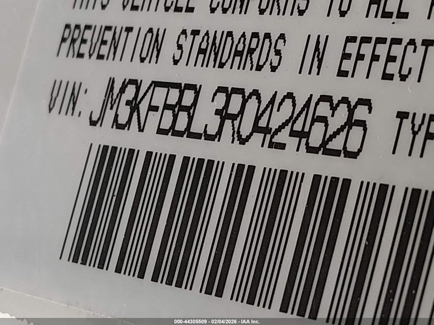 2024 Mazda Cx-5 2.5 S Select VIN: JM3KFBBL3R0424626 Lot: 44305509