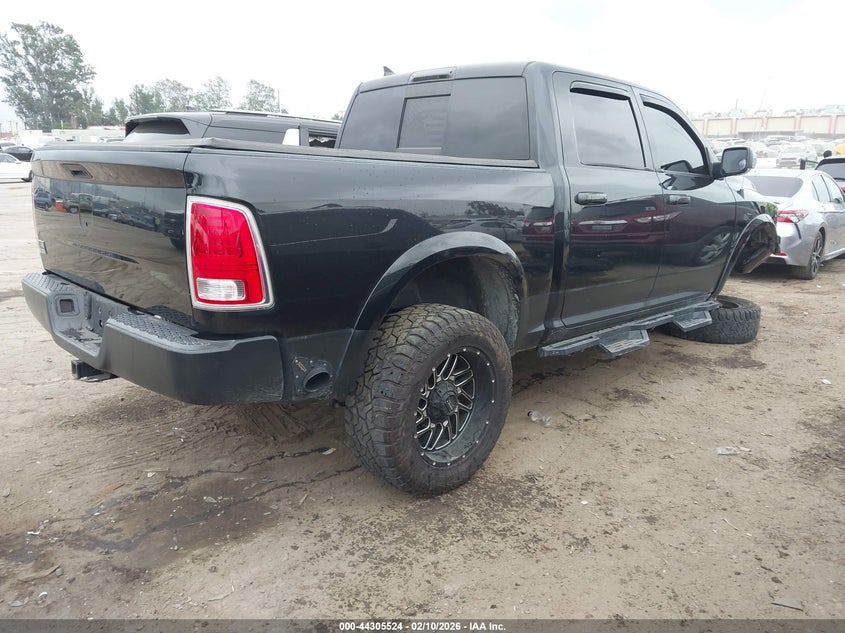 2016 Ram 1500 3.0 Ram Laramie black Lot 111044305524 Vin 1C6RR6NM1GS368723